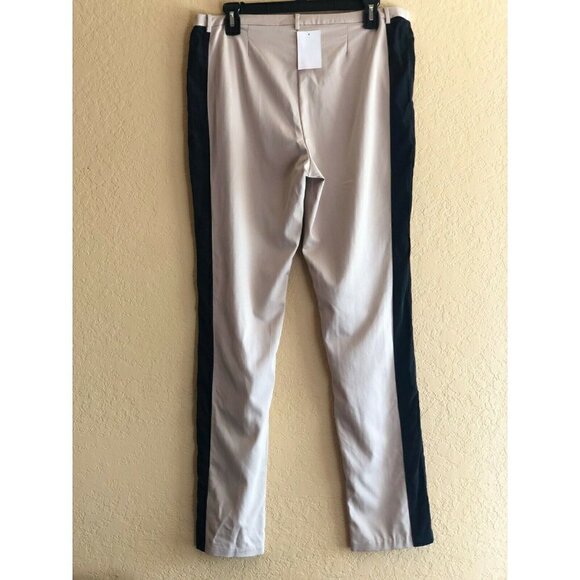 Harlowe & Graham Womens Beige Slim Side Pant S L - Picture 5 of 11